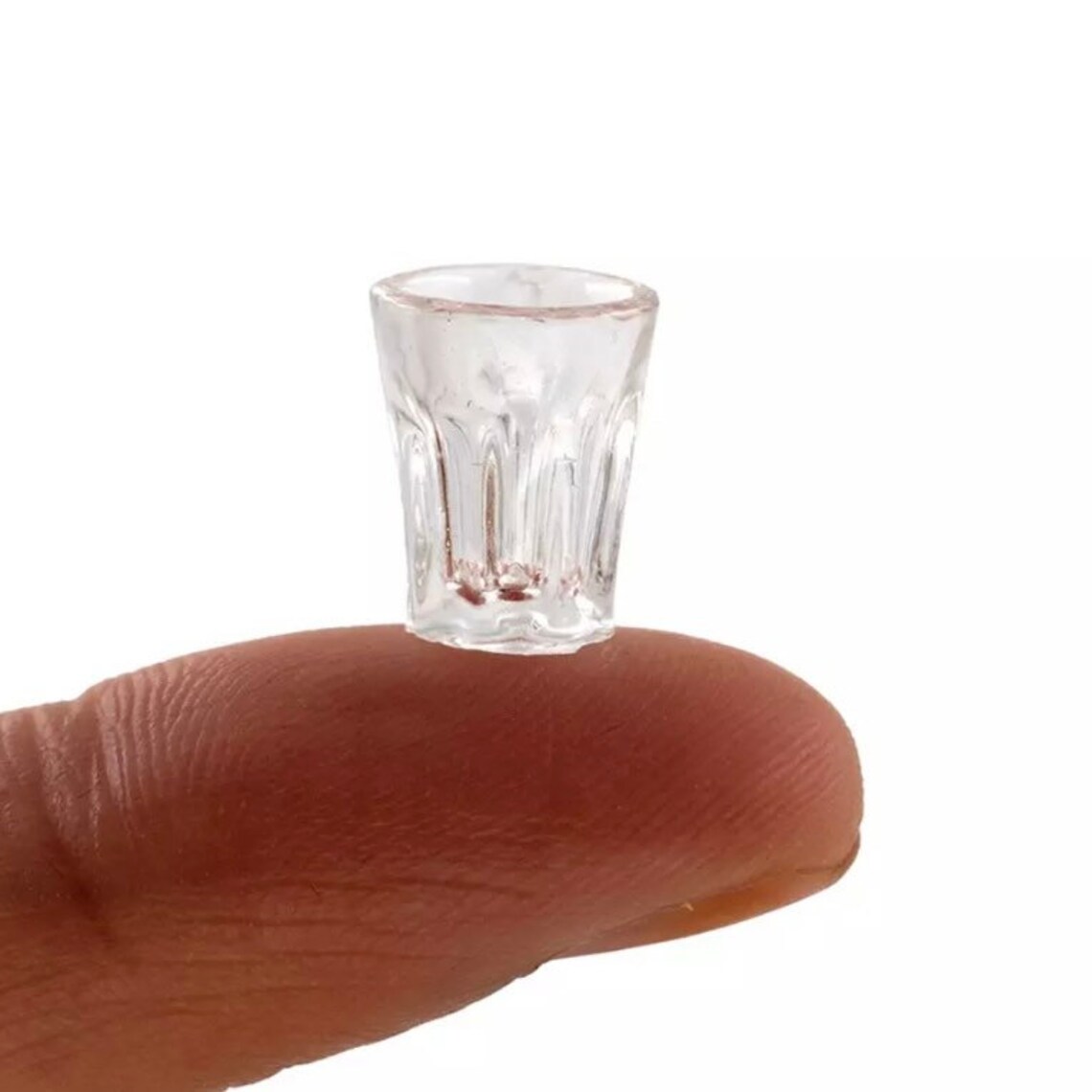 1/12 Scale Miniature Resin Wine Glasses - 4 Piece Set For Dollhouse Kitchen Accessories