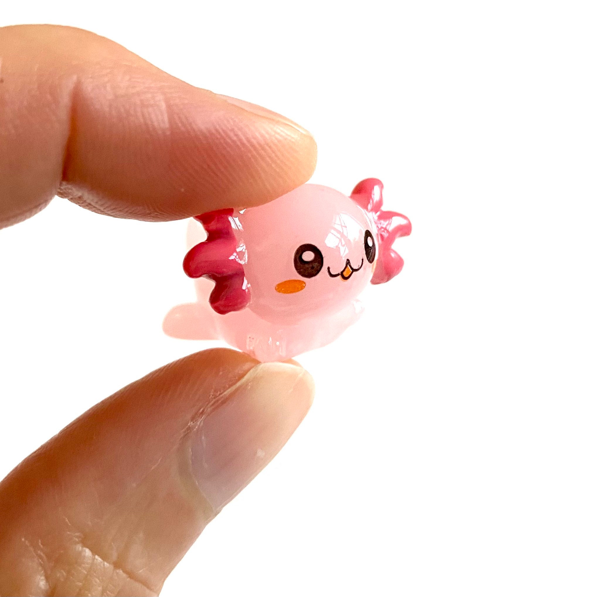 Mini Axolotl Figurine Toy Plastic Dollhouse Miniature 28 X Etsy UK