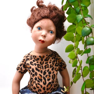 dolls t shirt sewing pattern 18” dolls tshirt PDF  instant DIGITAL download dolls clothing pattern sewing doll tee shirt Zwergnase