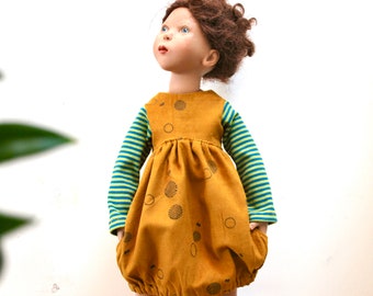 2 x Doll dress sewing pattern instant Digital download PDF 18” dolls mini midi short long sleeve pocket dress puffball