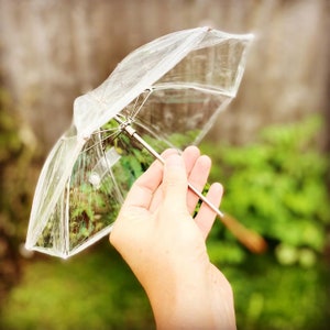 Doll umbrella 1/6 scale Miniature Blythe doll umbrella Fully working Dome umbrella High Quality