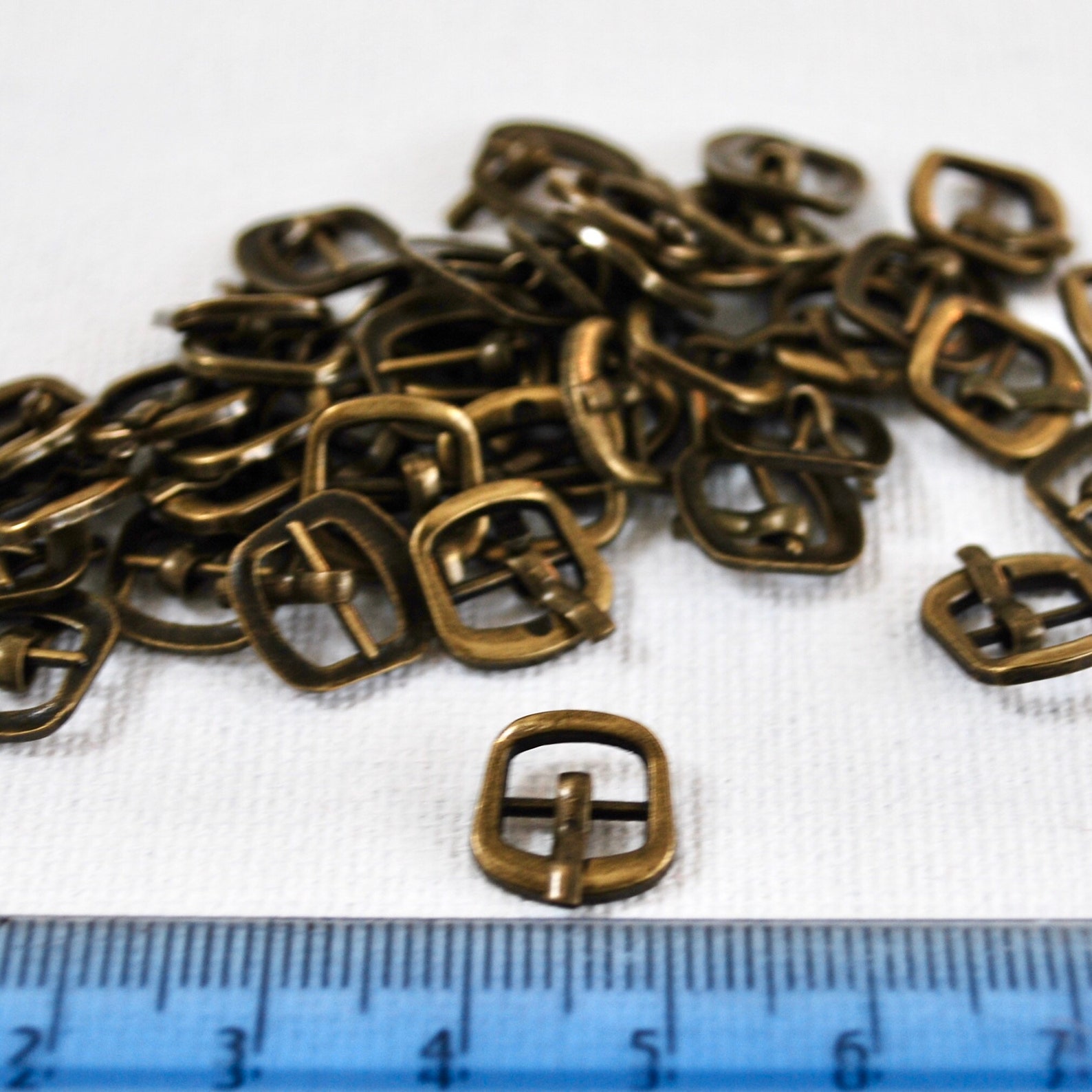 Mini Doll Clothes Buckles 7mm Square Miniature Dolls Belt Etsy