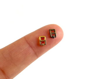 Ultra small 1.5mm Doll buckles tiny doll Overall strap tri glide slider