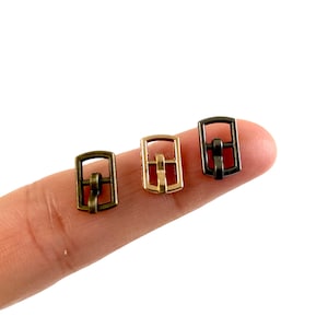 Mini doll buckles 4.5mm miniature doll clothes belt buckle mini tri glide slider