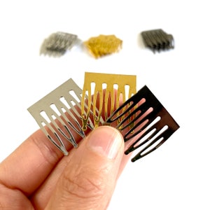 2pcs Mini Hair combs tiny Hair slides 23mm BJD Blythe doll hair accessories