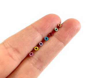 1mm Eyelets Super tiny 7 colour options  Smallest ever eyelet 1mm inner diameter sewing making doll clothes DIY