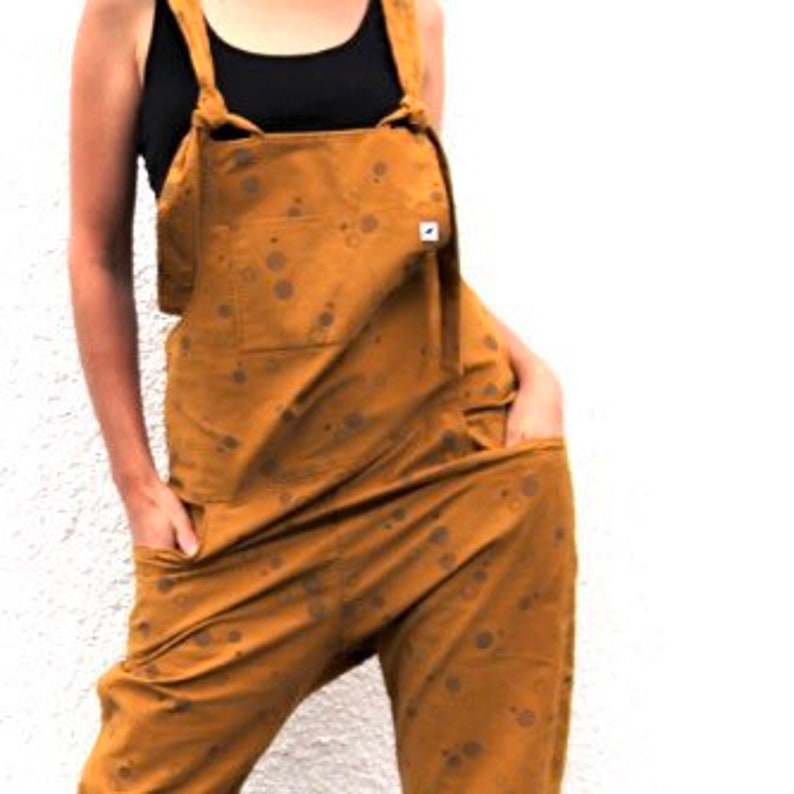 Womens Overalls size 68 XS mustard yellow dungarees Ready Etsy