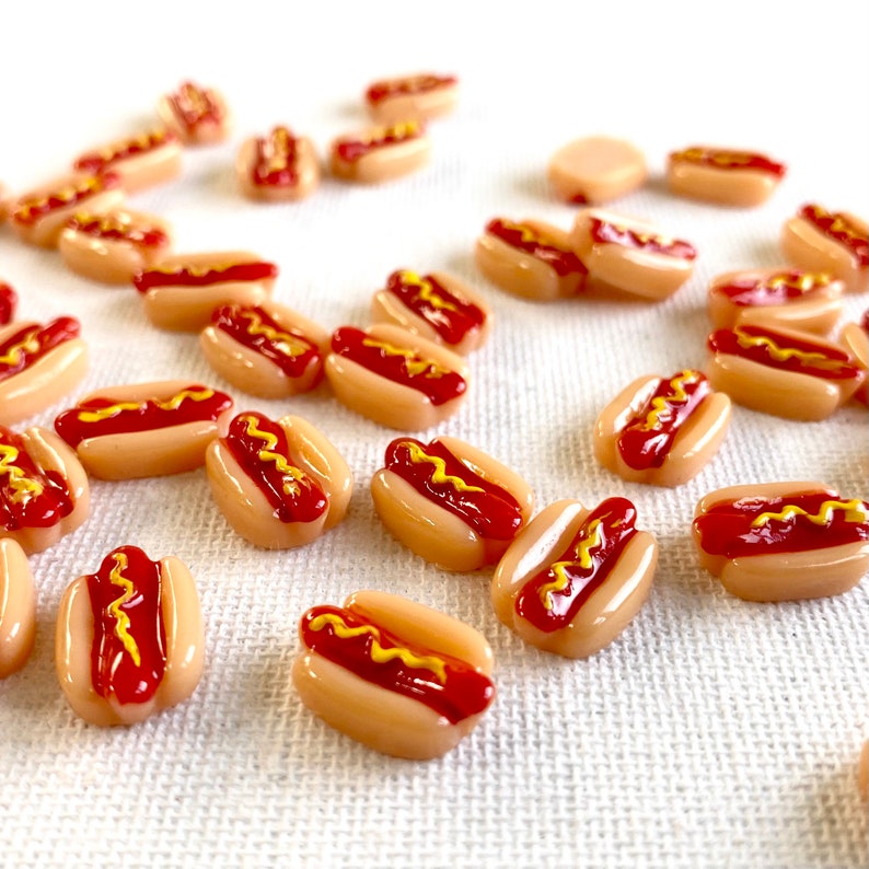 Miniature hotdog 1:12 scale doll house kitchen food for dollhouse Miniature food Doll cafe kitchen image 7