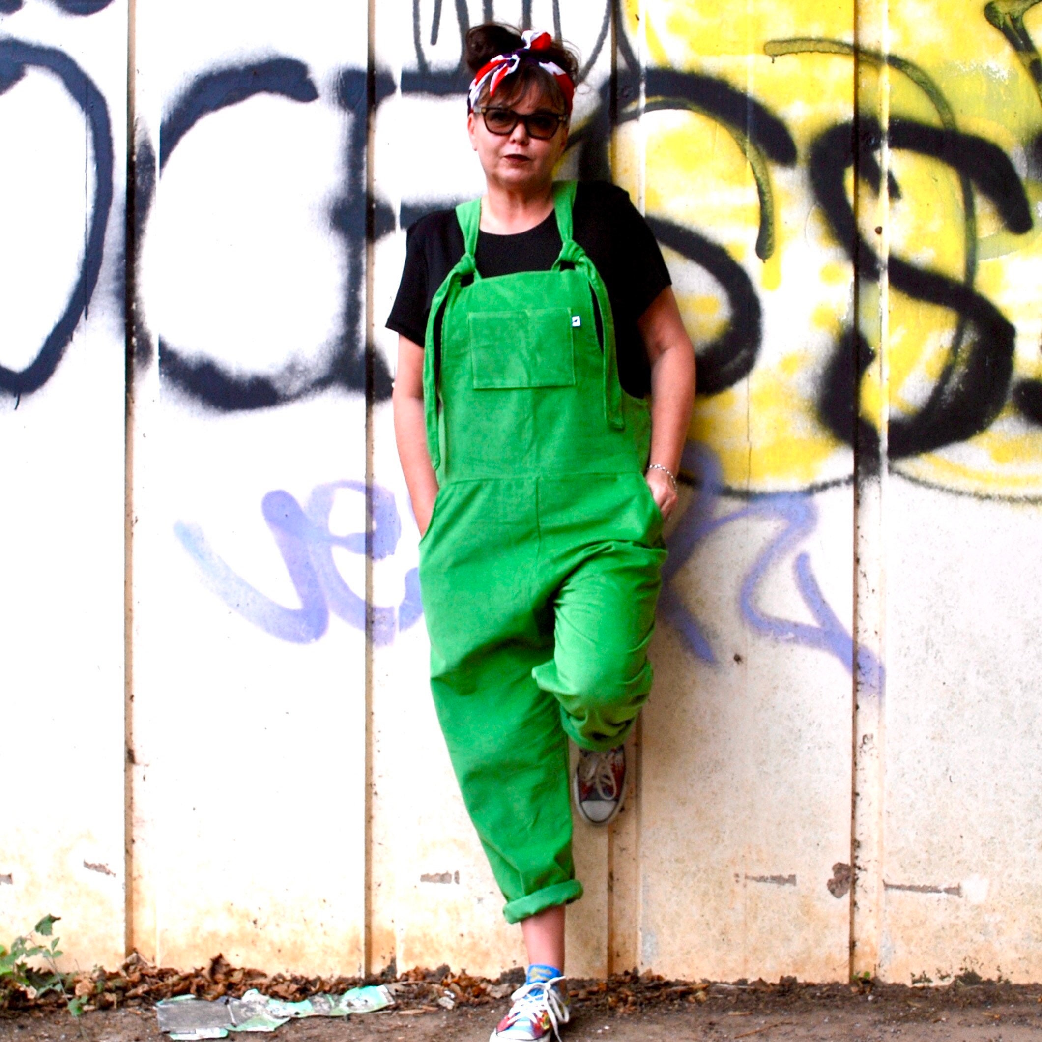 Green Dungarees Womens Overalls Ready 
