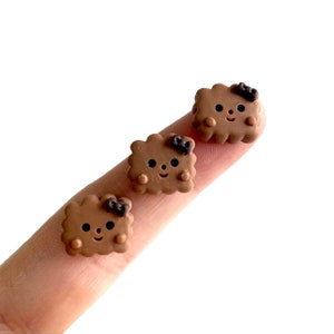 Dollhouse miniature food Mini cookies Kawaii resin charms