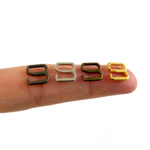 Tiny Doll buckles 6mm Mini G hook tri glide Mini buckles doll clothes
