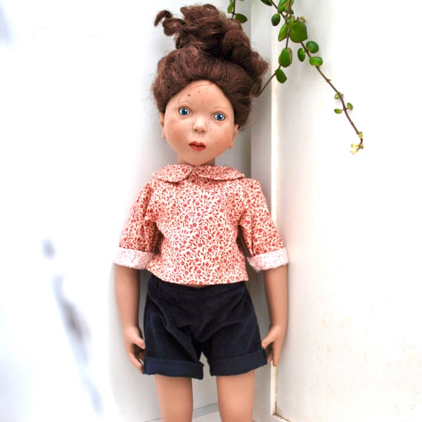 18” doll shorts sewing pattern Simple doll shorts summer pants instant Digital download PDF 50cm Zwergnase junior doll American doll