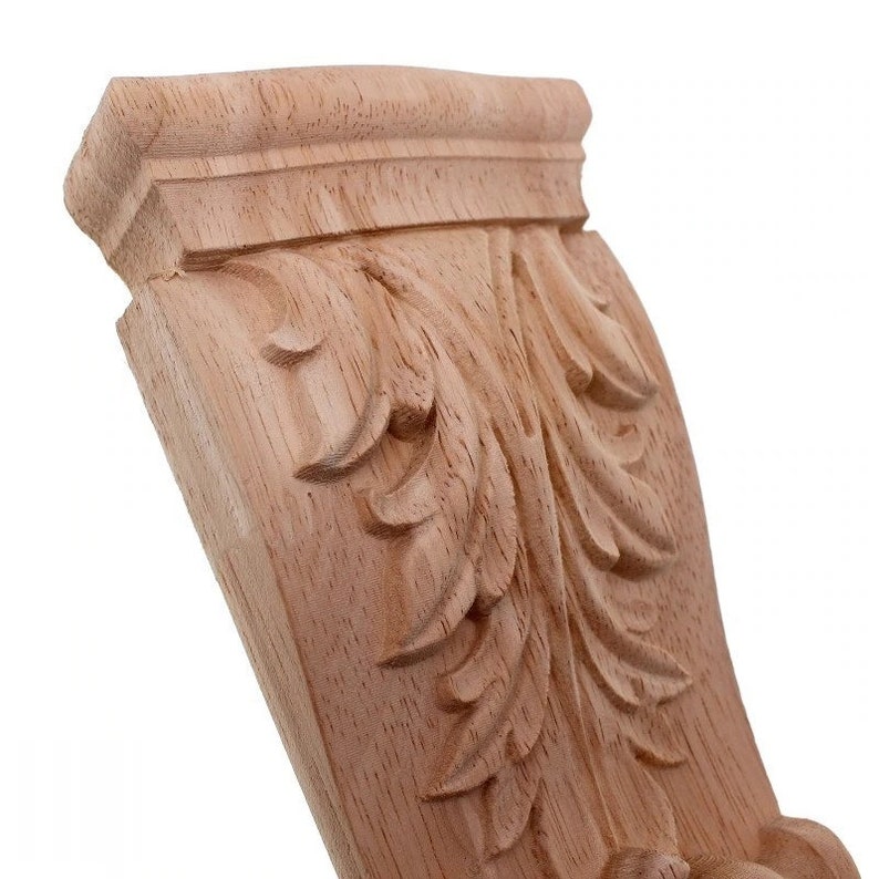 Wood Appliques Flower Carving Decals Decorative Wooden Etsy