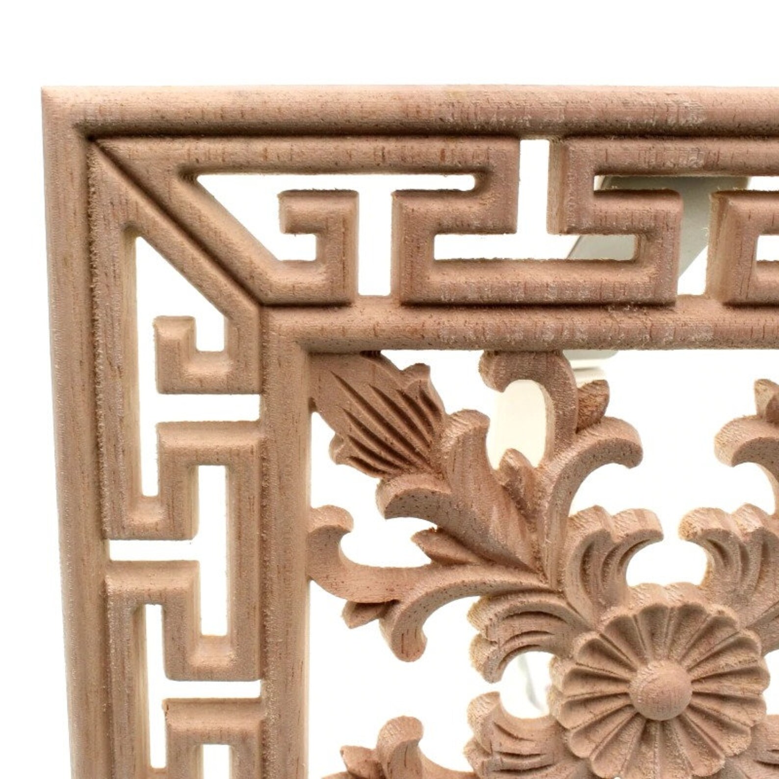 Llegada Vintage sin pintar madera tallada calcomanía esquina | Etsy