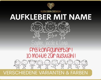 AUTOAUFKLEBER NAME, Baby on Board, Kinder, Wunschtext, Namenszug, Auto Aufkleber, Tür, Wandtattoo Kinderzimmer, Aufkleber Name