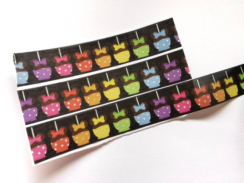 minor flaws Minnie candy apple Disney washi tape mickey snack masking tape