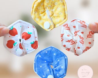Snow White Inspired Tube Pads | Gtube Pads | Aesthetic G-Tube Covers | Absorbent Pads for Feeding Tubes | GJ Button Covers | Stoma Pads