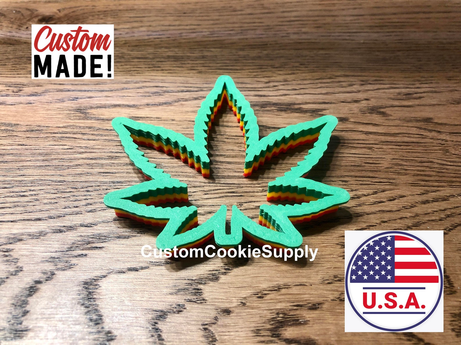 Weed Cookie Cutter / Marijuana Cokie Cutter / Leaf Cookie Etsy