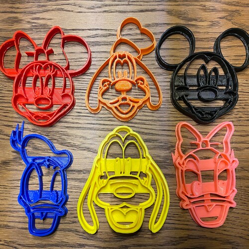 Original Disney Character Cookie Cutter Set / Mickey / Minnie Etsy