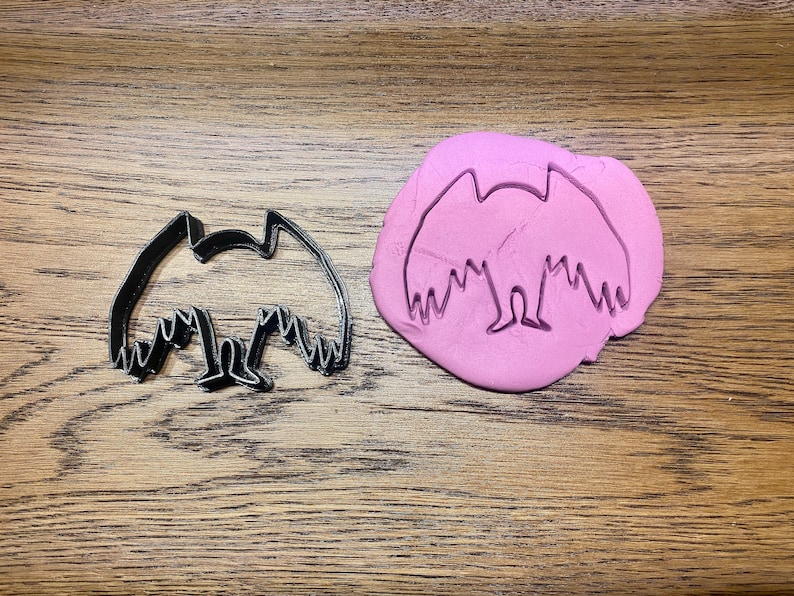 Cryptid Creatures Cookie Cutter Set / Bigfoot Sasquatch / Mothman / Loch Ness Monster / Alien Cookie Cutter image 4