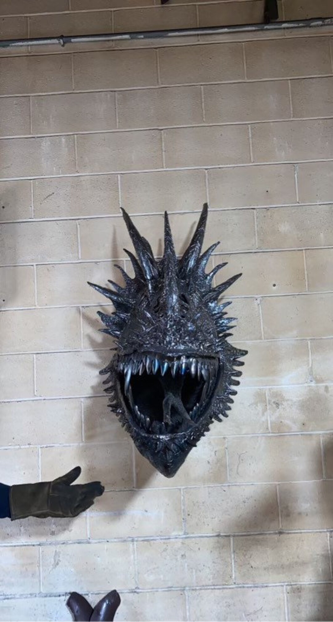 Metal Dragon Head Etsy