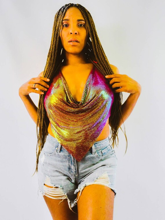 Vintage Triangle Halter Top