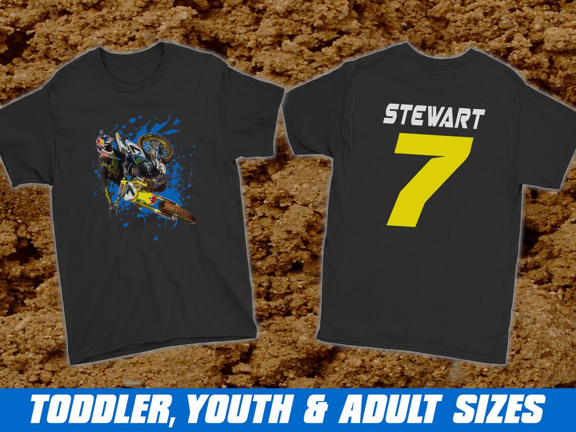 James Stewart Shirt, JS7 Tshirt, Motocross Tee Shirt, Supercross