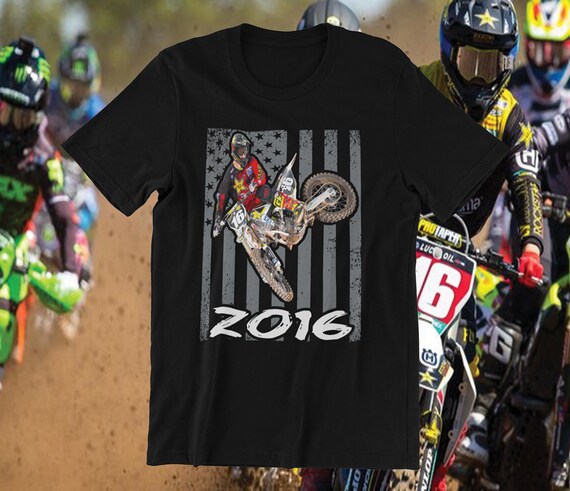 Zach Osborne Camisa ZO16 Camiseta Motocross Numero 16 Camiseta Supercross TShirt Dirt Bike Tee Disponible en Ninos Pequenos Jovenes Tamanos adultos Etsy Espana