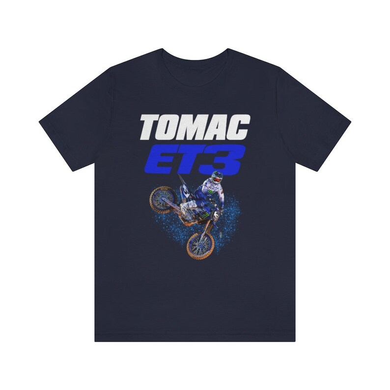 thumbnail image 2 of SUPERSPEED.ID Custom Motocross Jersey – Factory Yamaha Eli Tomac YZ450F Style – Men's Plus Size Polyester 2 of 3