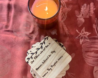 Das Vaterunser-Untersetzer-Set