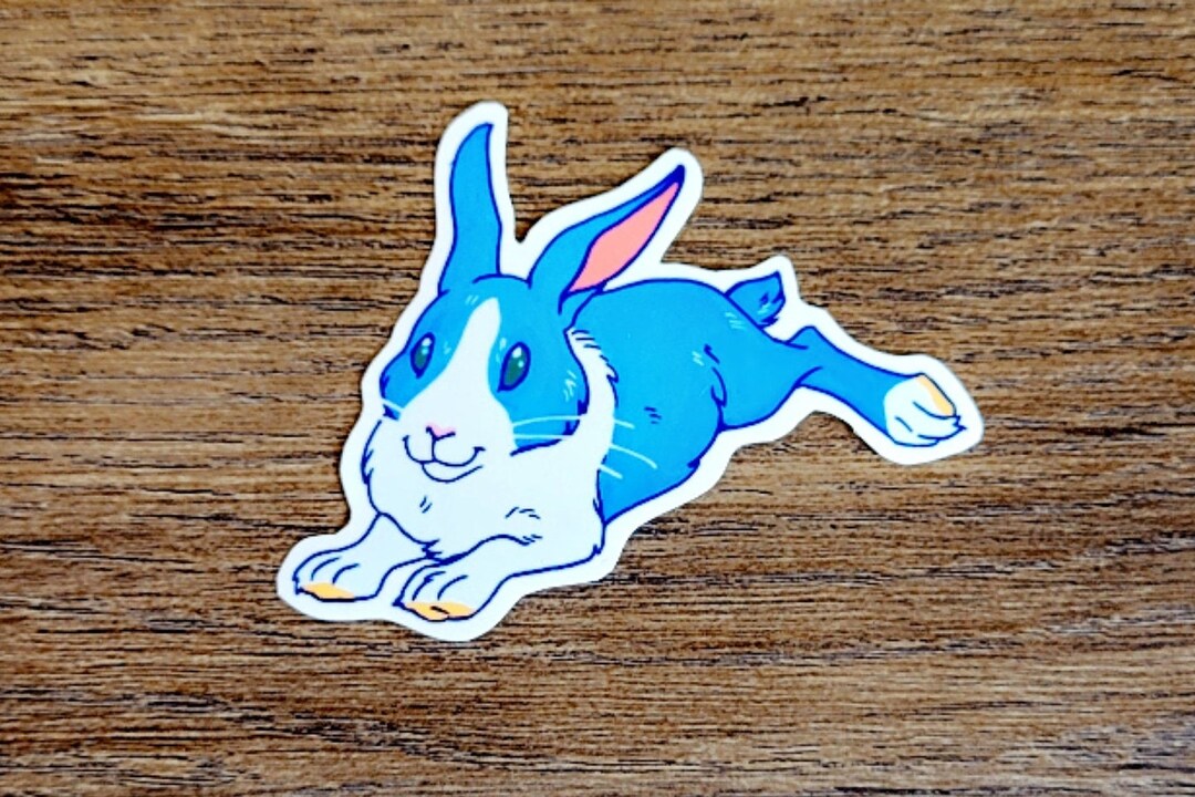 Adorable Rabbit Sticker, 3 Inch - Etsy