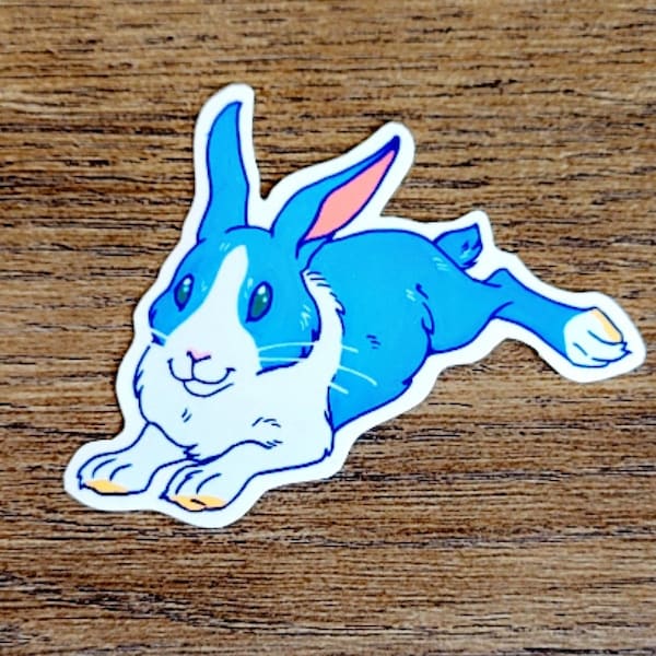 Dutch Rabbit Sticker - Etsy