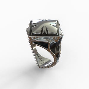 Knights of Templar Ring III/ Ring for Kings/ Handmade Jewelry/ Medieval Jewelry/ Medieval Ring/ Rock And Roll Ring/ Signet Ring