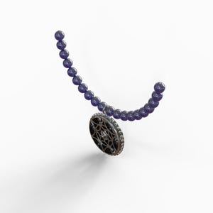 Byzantine Necklace/ Sterling Silver Pendant/ Medieval Pendant/ Gothic Pendant/ Byzantine/ Gift for Him or Her