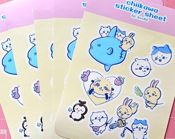 Chiikawa & Friends Sticker Bogen