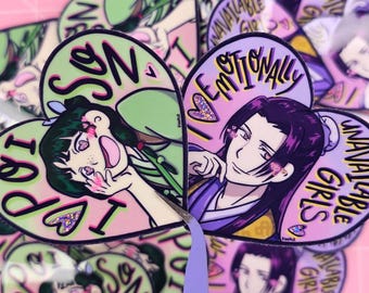 Apotheker-Tagebücher: Maomao und Jinshi Holographische Sticker