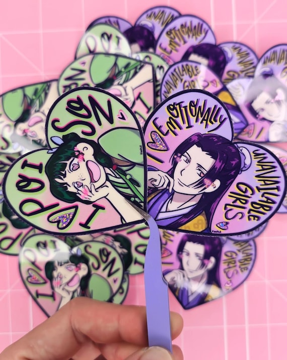 Apothecary Diaries: Maomao and Jinshi Holographic Stickers