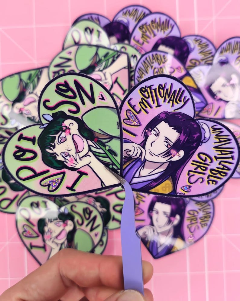 Apotheker-Tagebücher: Maomao und Jinshi Holographische Sticker Bild 1