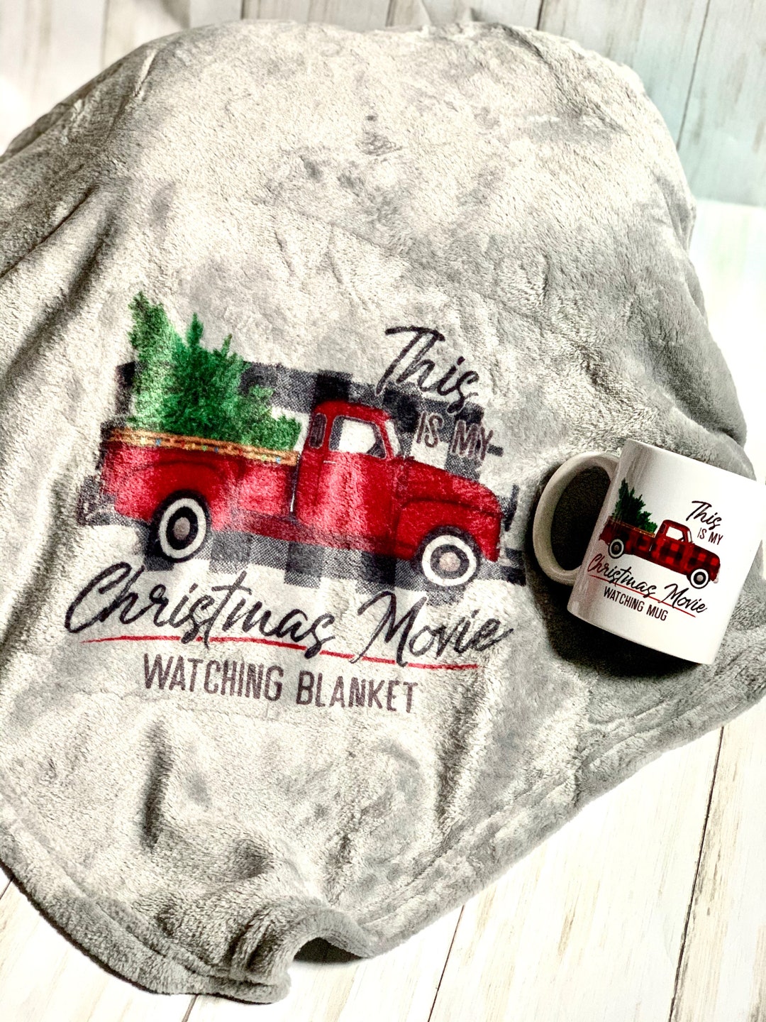 This is My Christmas Watching Blanket and Mug Set this is My Christmas