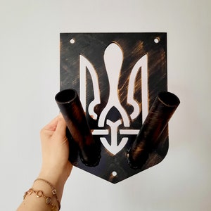 Garden flag pole Trident flag stand for flag Ukraine