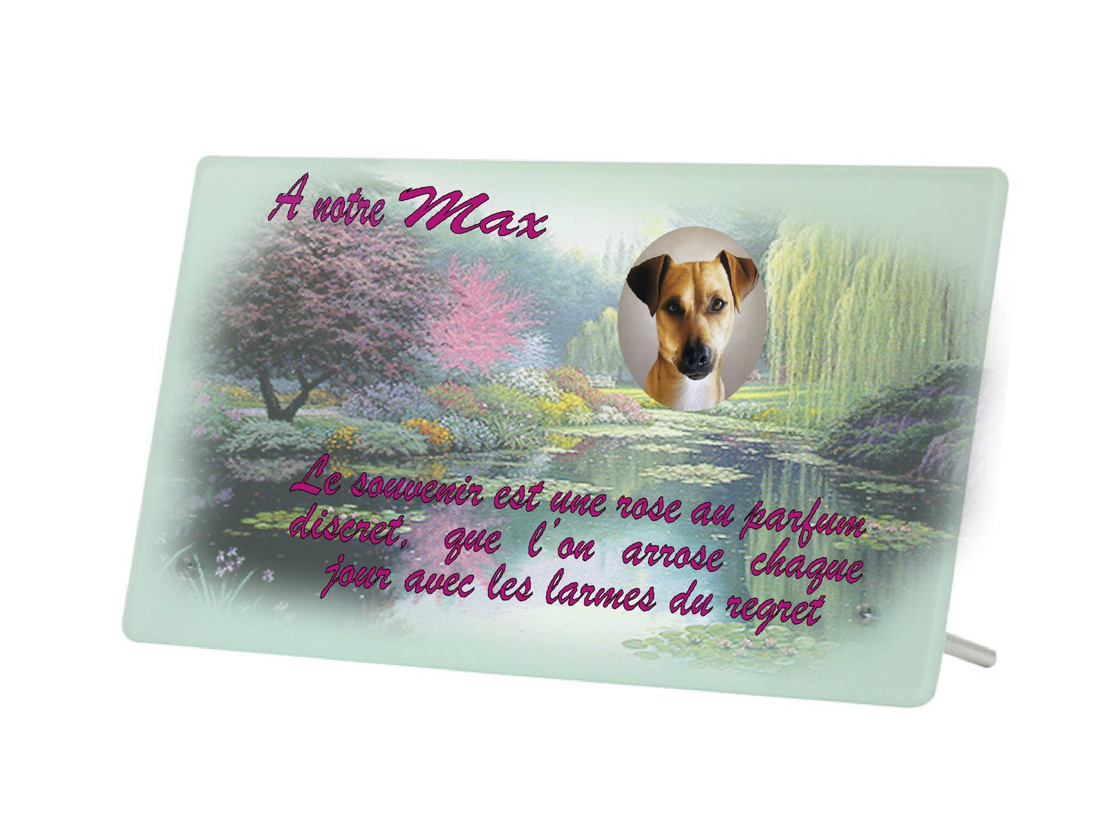 Plaque funéraire animaux Etsy