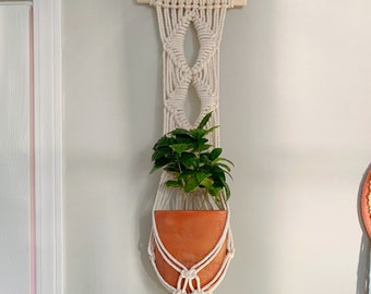 Open Diamond Macrame Plant Hanger Wall Hanging | Plant Hanger *DIGITAL PDF PATTERN* | Printable Macrame Pattern
