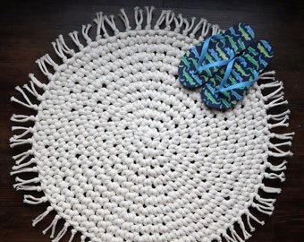 Round Crochet Rug Pattern Digital *DIGITAL PDF PATTERN* | Printable Crochet Pattern