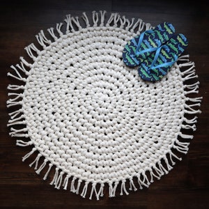 Round Crochet Rug Pattern Digital *DIGITAL PDF PATTERN* | Printable Crochet Pattern