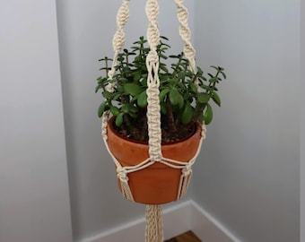 Classic Macrame Plant Hanger | *Printable PDF Pattern* | Beginner Friendly | Video Tutorial