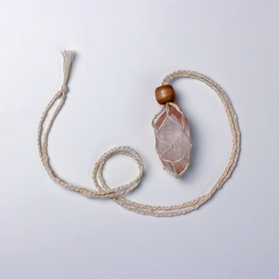 Inter-changeable Crystal Pouch Necklace - Etsy
