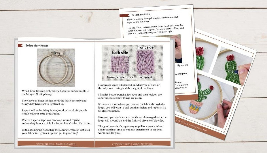 Punch Needle Basics *digital Ebook* / Beginners / Learn How to Do Punch ...