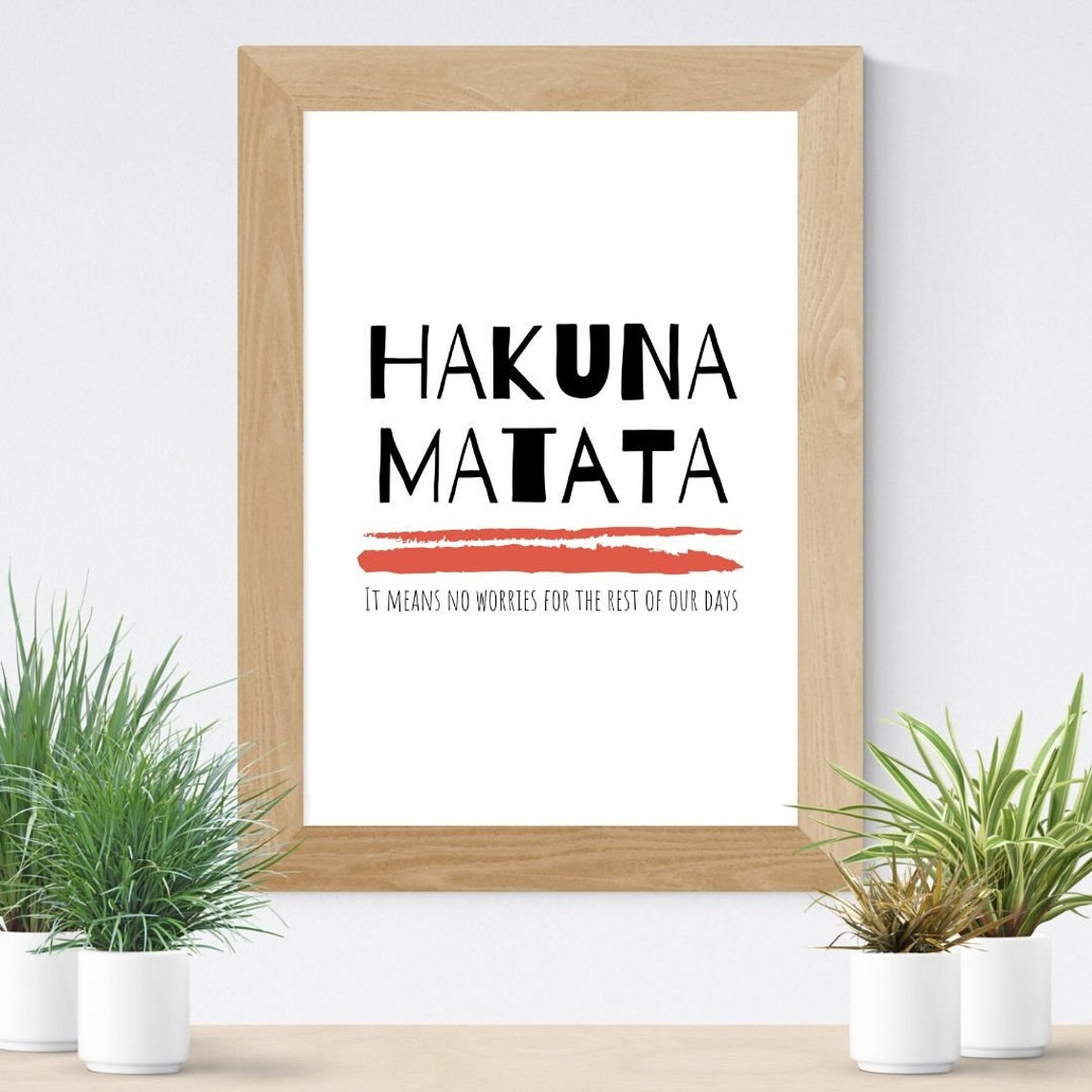 Hakuna Matata Printable Poster // Lion King Instant Download - Etsy