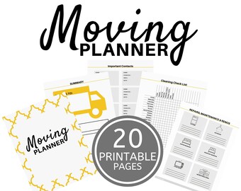 Ultimate Moving Planner // Download/Digital Print