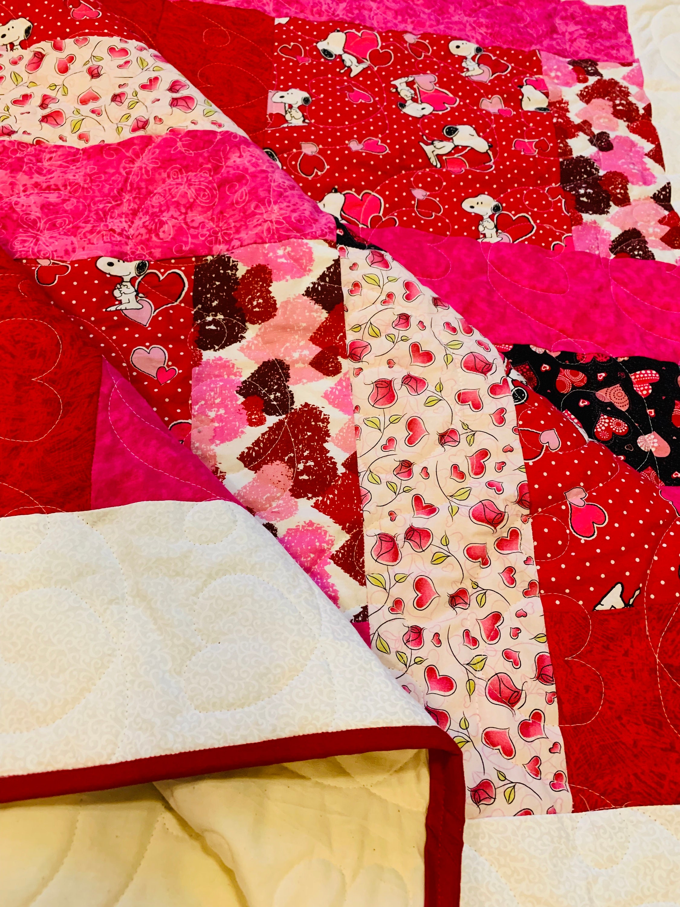 Valentines Day Quilt Etsy